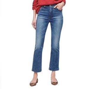 ✨HP✨ J. Crew Womens 9" Billie Demi-Boot crop, Raw Hem Jean size 26. 25.5” inseam